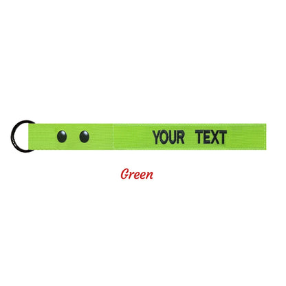 Customized Luggage Tags, Personalized Suitcase Tag, Text Baggage Label, Embroidered