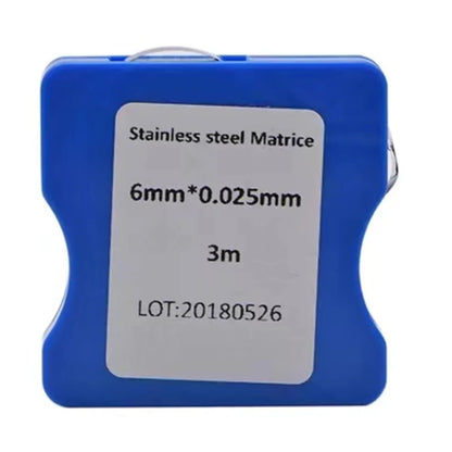 Dental Stainless Steel Matrix Strips Resin Film Restoration Light Cured Resin Clear Matrix Bands Polishing Strip Dental Mater