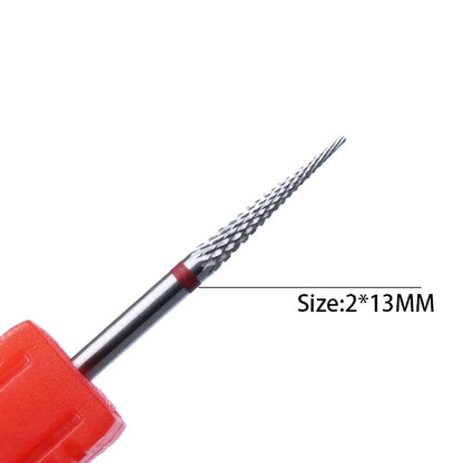 1pc Carbide Tungsten Nail Drill Bit Rotate Burr Milling Nail Cutter Bits Electric Drill Machine For Manicure Pedicure Tools -