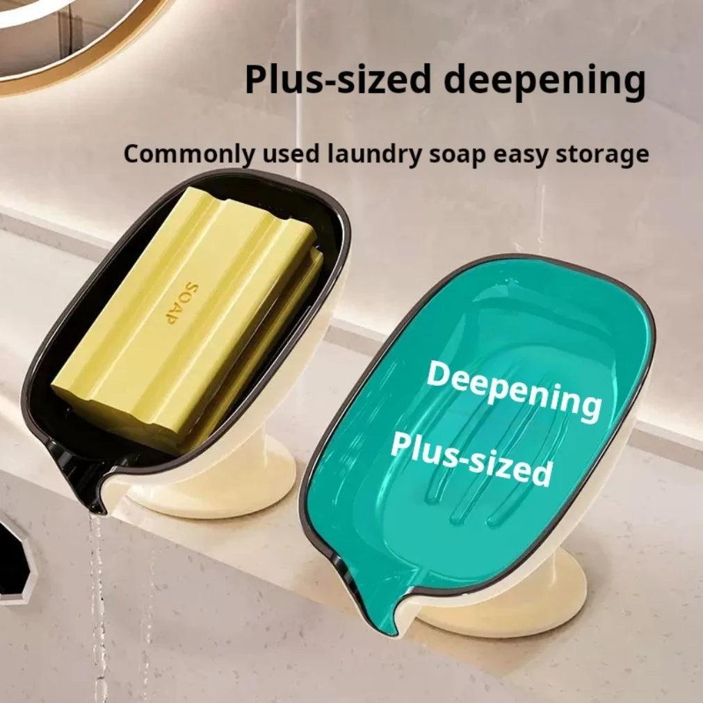 Super Suction Cup Soap Dish with drain water For Bathroom Soap Holder Kithcen Sponge Holder Soap container Bathroom Supplies2