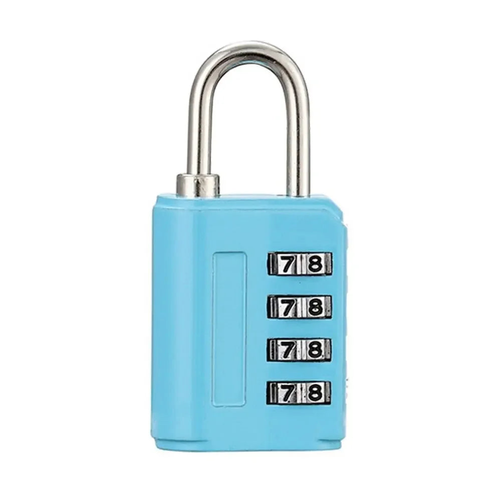 New Concept Color 4 Digit Combination Lock Anti-theft Safely Code Lock Travel Luggage Suitcase Lockers Zinc Alloy Padlock