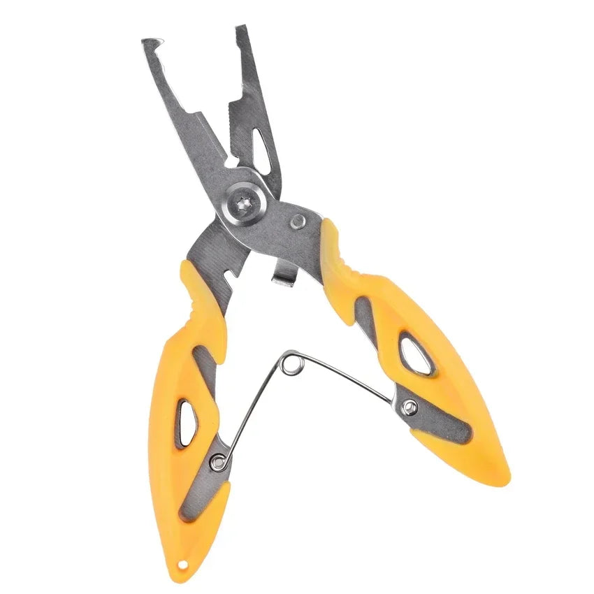 Multifunction Fishing Pliers Tools Accessories for Goods Winter Tackle Pliers Vise Knitting Flies Scissors Braid Set Fish Ton