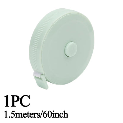 Sewing Tape Measure Dual Sided Retractable Ruler with Push Button Ruler for Weight Loss Medical Body Measurement Tailor Tool 