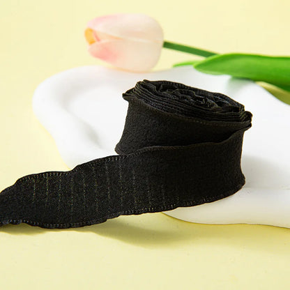 10Yards/Roll Fishtail Yarn Pleated Chiffon Ribbon Wavy Edged Ribbon For DIY Craft Bouquet Gift Wrapping Wedding Party Decorat