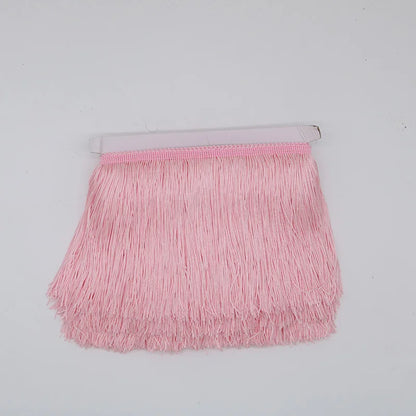 Lace Ribbon, 10 Yards Tassel Trim for Dress Trimming, Do It Yourself Crafts & Scrapbooking - Light Pink / 10 yards