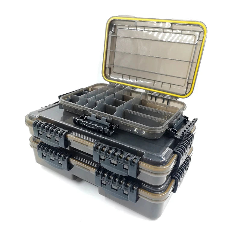 Large-Capacity Waterproof Fishing Tackle Box Fishing Accessories Tool Storage Box Fish Hook Fake Bait Storage Box Fishing Sup