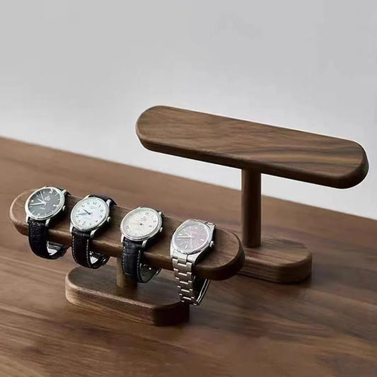 Walnut Color Watch Bracket Display Holder Jewelry Bracket Chain Anklets Hanger Stand Racks Organizer For Counter Shows, 1PCS