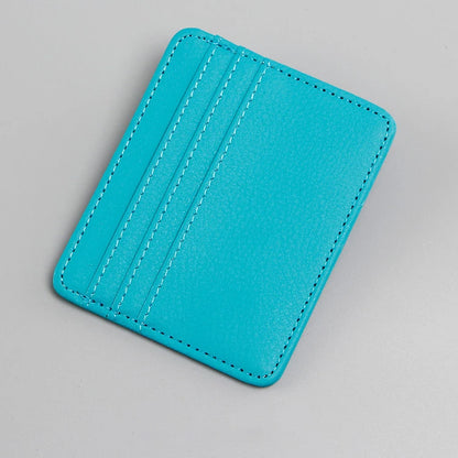 Slim Minimalist Wallet, Front Pocket Wallets, RFID Blocking,Credit Card Holder for Men&Women - Sky Blue