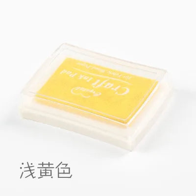 1pc 15 Colors Big Ink Pad Stamp Planner Scrapbooking Silicone Stamps Inkpad Diy Diary Greeting Card Making Supplies Inpad - Y