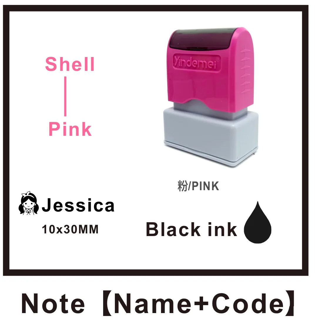 Custom Teacher Name Ink Stamp Signature Calligraphy Selfing-Inking Personalized Letter Stamp For School Student