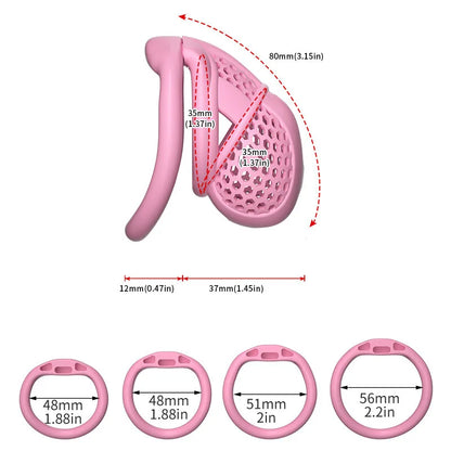 Male Chastity Cage Breathable Honeycomb Design With Removable Lock Cock Cage Comfortable Anti Pinch BDSM For Men Adult Sex To