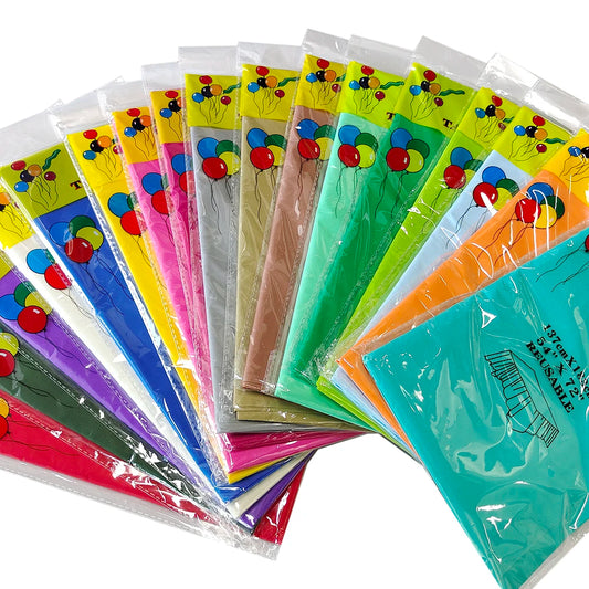 Disposable Rainbow Tablecloth Aluminum Film For Birthday Parties And Weddings