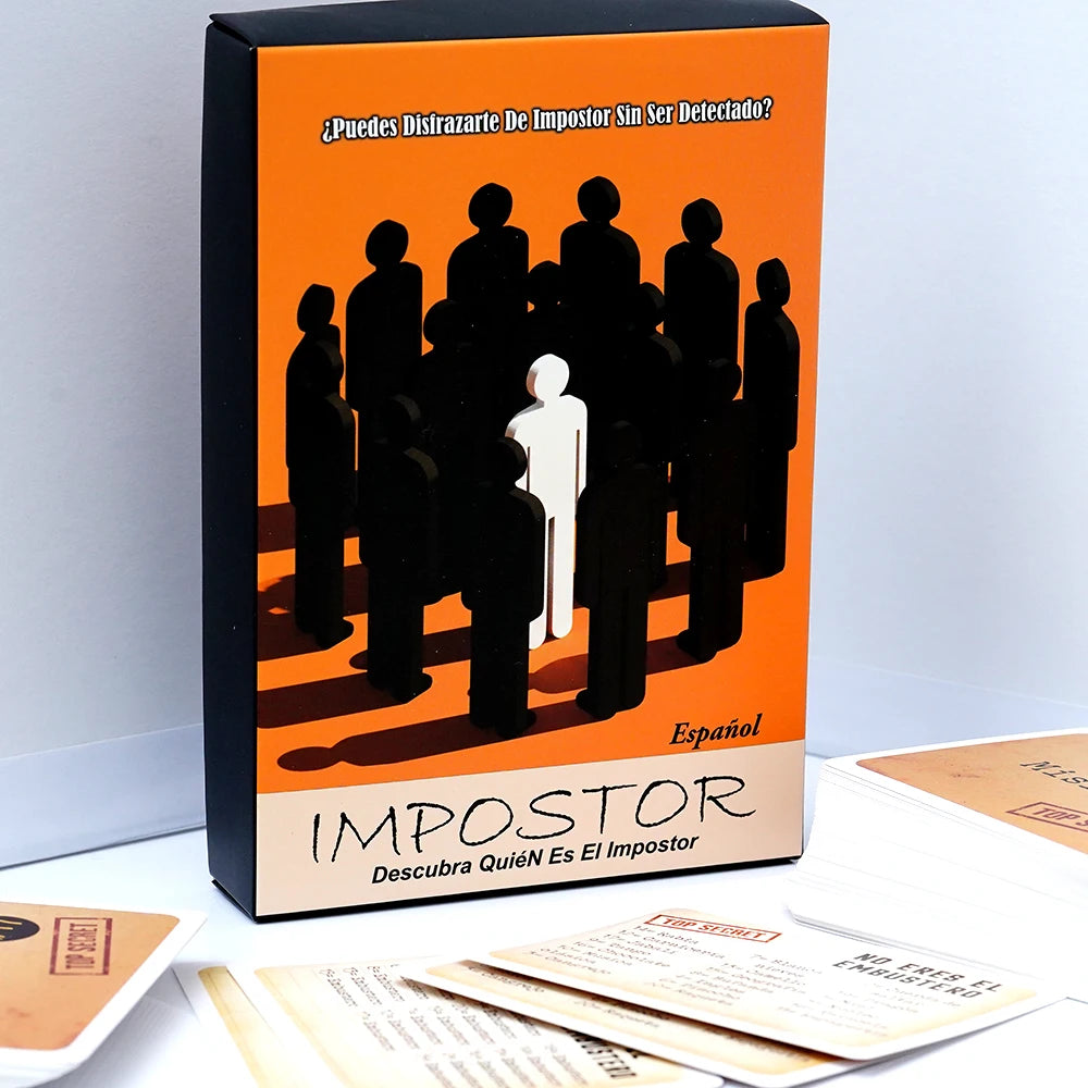 Spanish Card Game Party Friends The Imposter El Tonto del Pueblo Black Stories Unanimous Strategy Board Games Mision Secreta 