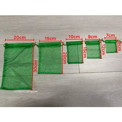 20-100PCS Organza Gift Bag For Jewelry White Drawstring Pouches For Wedding Christmas Candy Gift Bags Jewelry Packing Bag