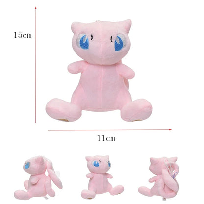Pokemon Mew Plush Doll Kawaii Cartoon Go dex Mew Plush Toys Soft Stuffed Kawaii Anime Doll Pillow Birthday Gift For Kids - Me