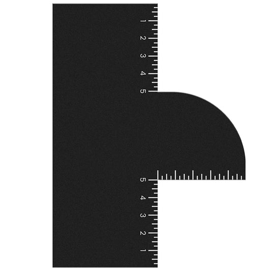 1Pcs Men Hair Styling Template Barber Haircut Card with Measurement Indicator Men Hairline Beard Lineup Guide Haircut Templat