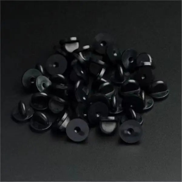 10 pieces/pack Safety Brooches Lock Locking Clasp Metal Pins Back Button Buckle Bulk Pin Keepers Brooch base Jewelry Accessor