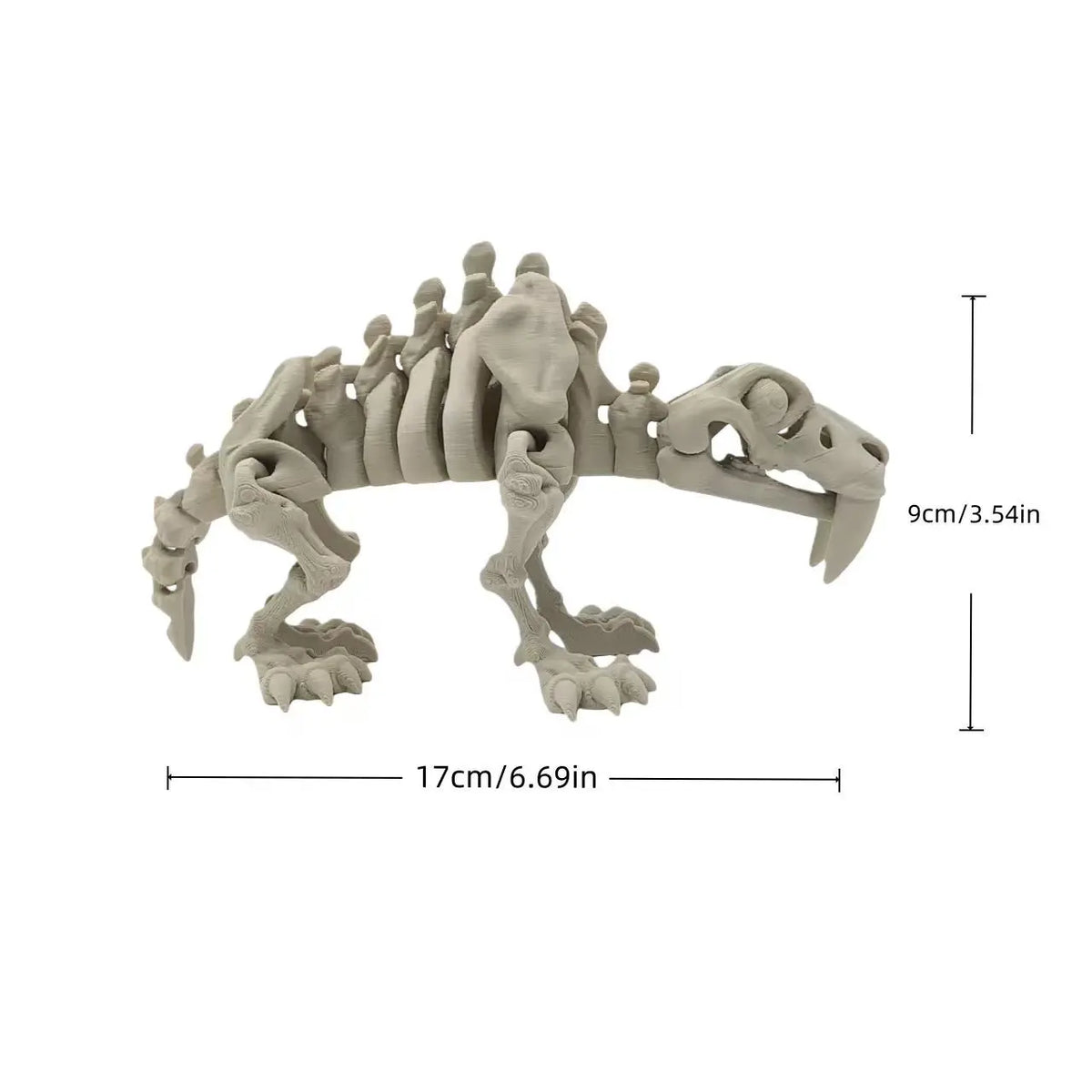 Simulation Dinosaur Fossil Plastic Skeleton Model Children's DIY Handmade Dinosaur Skeleton Assembly Kit Tyrannosaurus Rex Mo