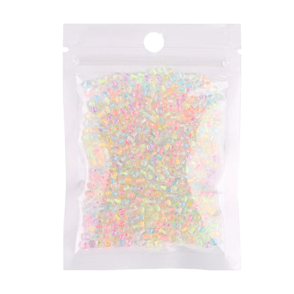 2/3/4mm Glass Luminous Beads (Glow-in-The-Night Seed Beads) - DIY Jewelry Making(Necklace/Bracelet)Handmade Accessories 11g/B