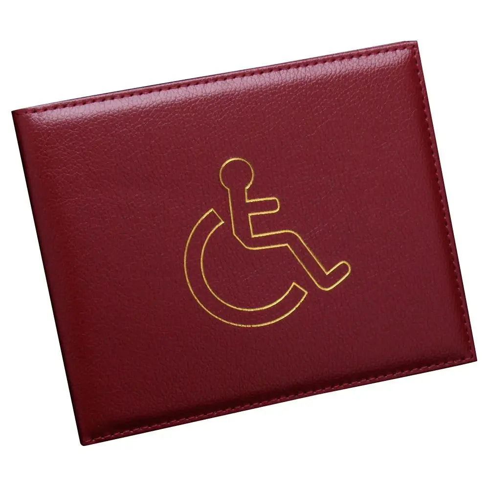 Handicapped Wallet Identity Badge Certificate Protection Cover Disabled Blue Badge Holder Document Safe Parking Permit Displa