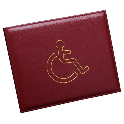 Handicapped Wallet Identity Badge Certificate Protection Cover Disabled Blue Badge Holder Document Safe Parking Permit Displa