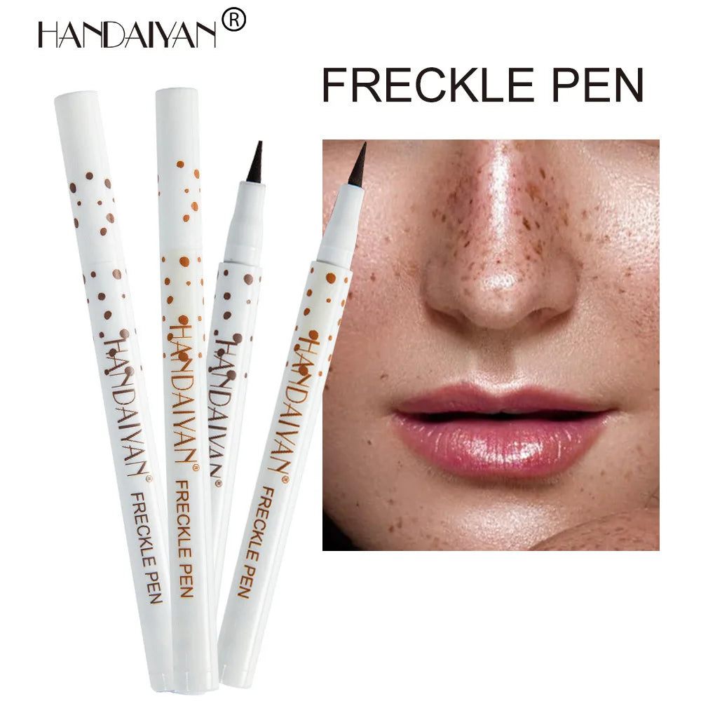 HANDAIYAN Natural Fake Freckle Pen Quick-Drying Waterproof Spot Pencil Makeup Tool for Facial Lifelike Fake Freckles Cosmetic