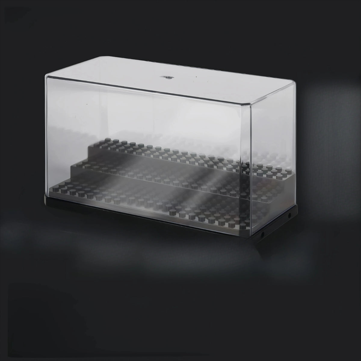 3-Tier Clear Acrylic Display Case for Minifigures Pop Figures Wide Storage Shelf Transparent Protector Showcase for Small - 1