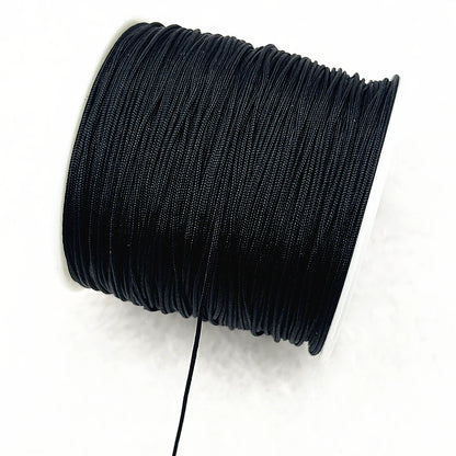 NEW 0.4/0.8/1.0/1.5mm Nylon Cord Thread Chinese Knot Macrame Cord Bracelet Braided String DIY Tassels Beading Shamballa Threa