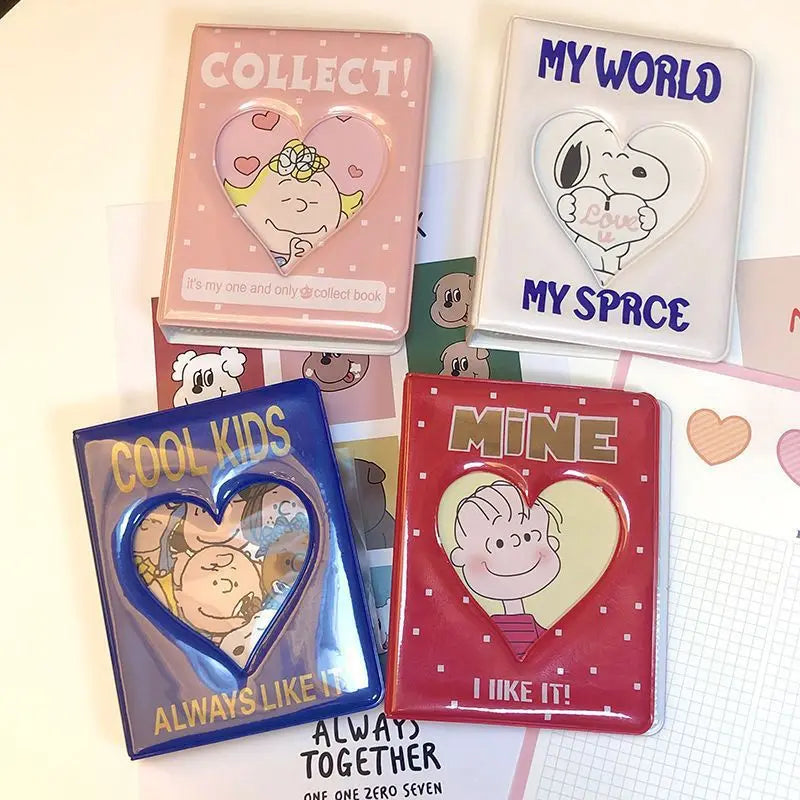 Mini Photo Album 64 Pockets Cartoon Album Photo Photocard Holder Book Collect Kpop Album De Fotos Kpop Photocard Binder