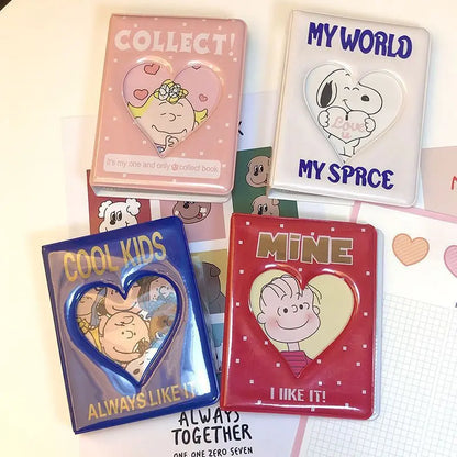 Mini Photo Album 64 Pockets Cartoon Album Photo Photocard Holder Book Collect Kpop Album De Fotos Kpop Photocard Binder