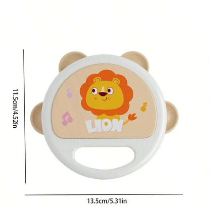 Baby Clapping Tambourine Delicate Tambourines Percussion Instrument Adorable Tambourines Handheld Tambourine Instrument For K