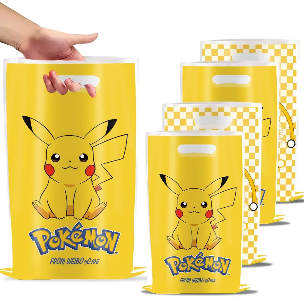 PokeMons Theme Party Favors Slap Bracelets Stickers Balloons Party Gifts Goodie Bag Stuffers Fillers Birthday Party Decoratio