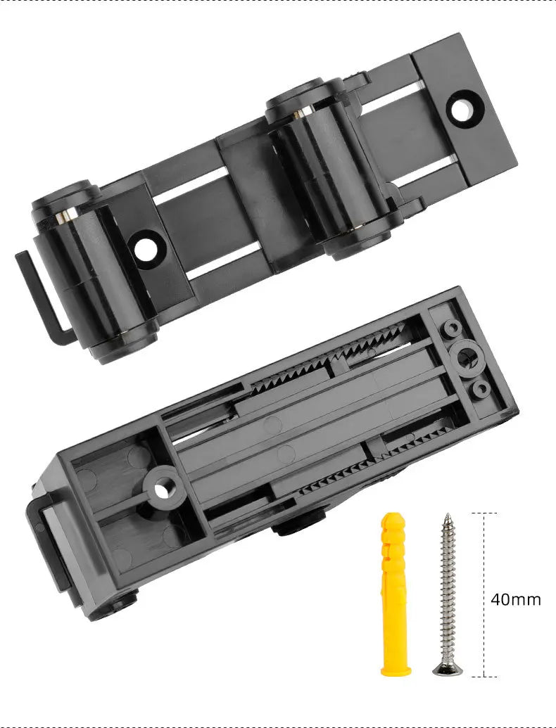 Deemount Mount Bike Hooks Adjustable Bicycle Wall Holder Rack Buckle Hanger Horizontal Vertical Storage Fits 1.0-2.8 Inches T