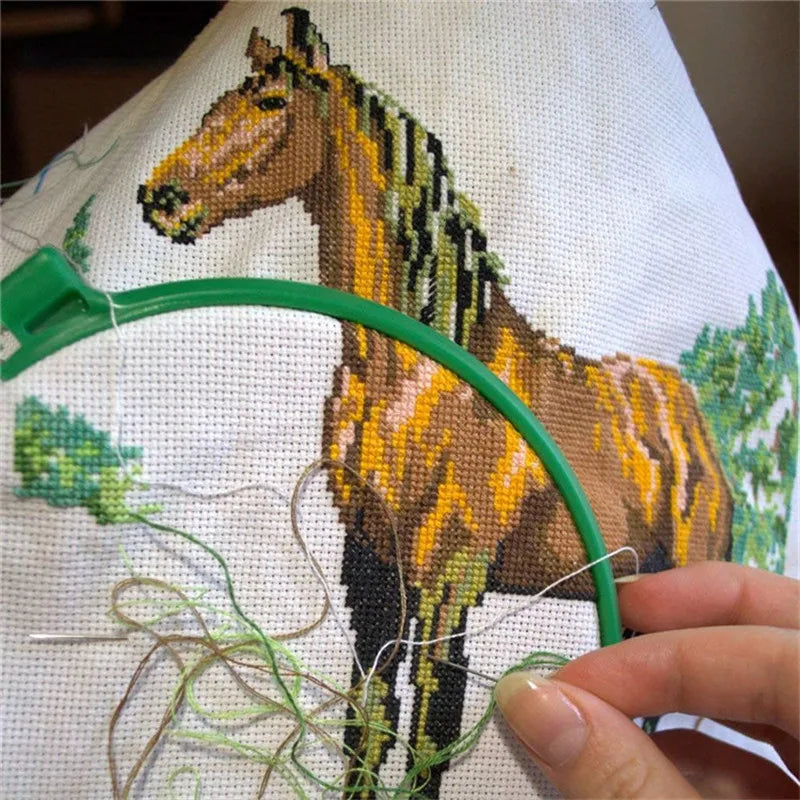11CT 14CT Aida Cloth 30x30cm 30x45cm Cotton Embroidery Cross Stitch Fabric DIY Needlework Sewing Handcraft Cloth For Women Mo