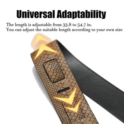 Guitar Strap Vintage 2.5 Inch Adjustable Soft Embroidered Belt Classical Bass Music Hobby Guitar Accessories