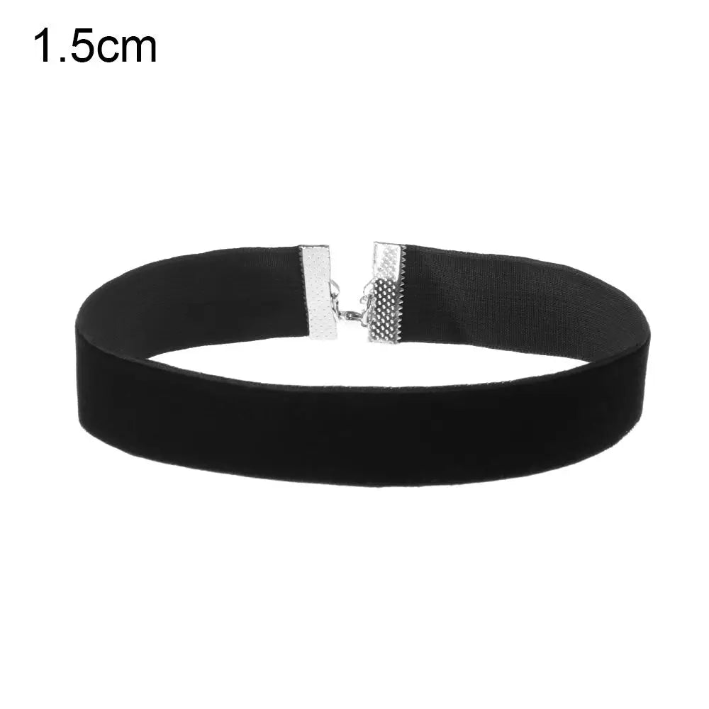 Adjustable Elegant Classic Vintage Velvet Choker Gothic Black Ribbon Necklace