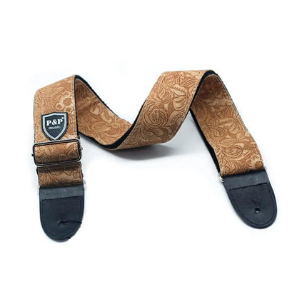 Guitar Strap Adjustable Widening Thickening Denim Cotton Guitar Belts for Electric Guitar Bass Ukulele Guitar Accessories - L