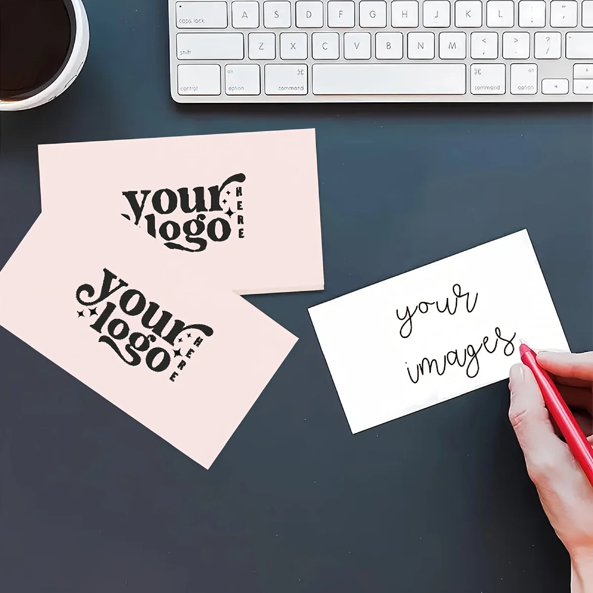 Sixty Customizable Business Cards —— Personalized Small Cards Used for Expressing Thanks, and Cards with Customized Brand Log