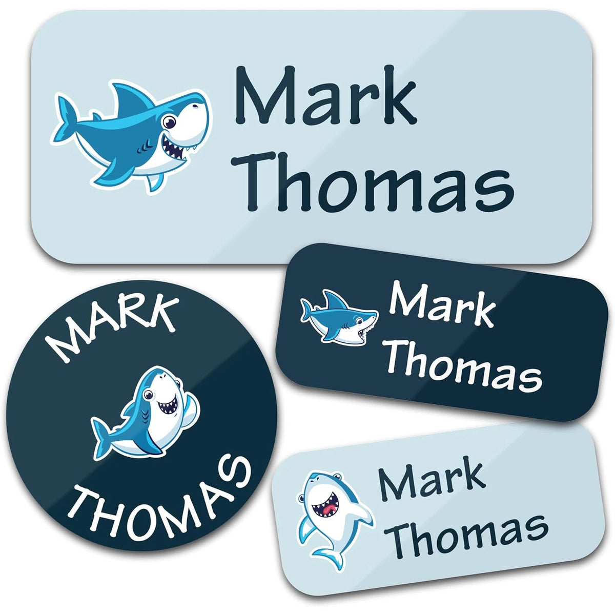 TREES 140PCS Custom Waterproof Name tags Stickers ,cartoon style, nakrjki na ubrania imie，autocollants personnalisés prenom, 