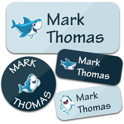 TREES 140PCS Custom Waterproof Name tags Stickers ,cartoon style, nakrjki na ubrania imie，autocollants personnalisés prenom, 