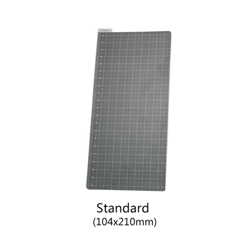 A5 A6 Writing Mat Board Based Plate Ruler for Midori Hobo Notebook Journal Planner School Office Supplies Stationery