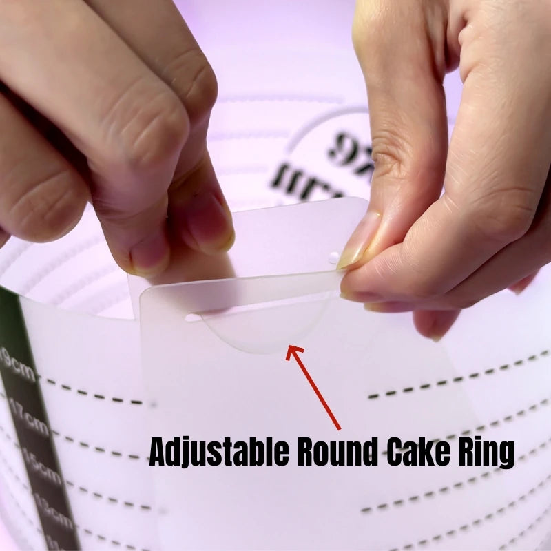 Adjustable Cake Ring Mold Retractable Fondant Tools Mousse Cake Ring Acrylic Circle Baking Ring DIY Mousse Cake Form