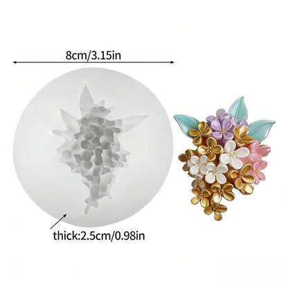 Lotus Flower Silicone Mold，For resin crafting - Suitable for candles、DIYCrafts、Valentine's Day、Mother's Day、Christmas Decorat