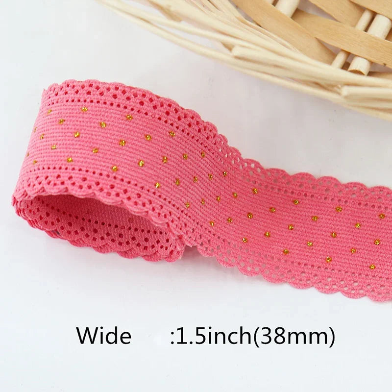 5 Yards Lace Corduroy Ribbons Sewing Crafts Hair Bow Making Gift Wrapping Accessories Christmas Ribbon Decoration