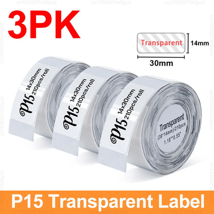 P15 Thermal Label Printer Similar as D11 D110 D101 Marklife P15 Mini Label Maker Handheld Label Machine with Adhesive Label T
