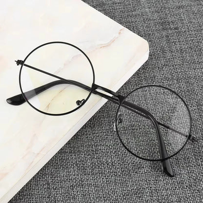 Retro Round Frame Anti-blue Radiation Glasses Ultralight Men Women Blue Light Blocking Glasses Eyewear Computer Goggles