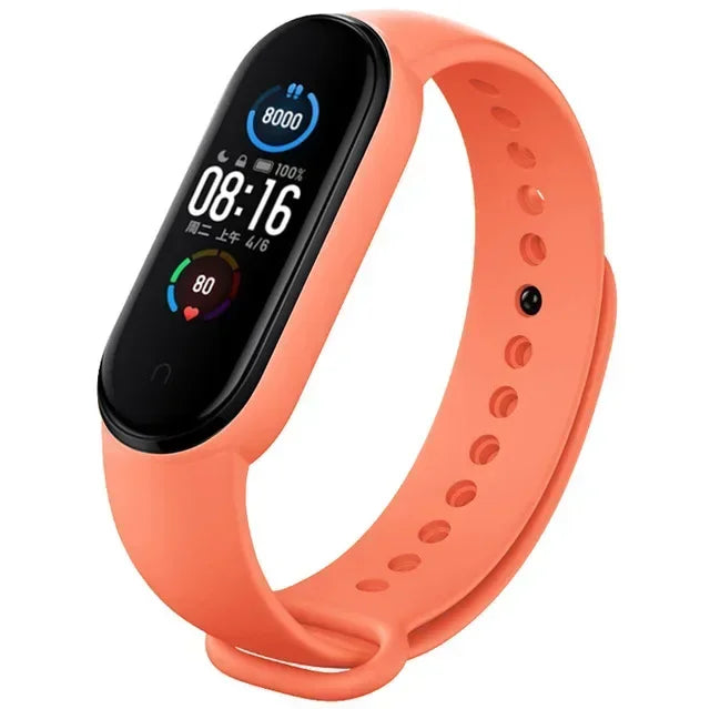 Watch Strap For Xiaomi Mi Band 7 6 5 4 3 Wristband Silicone Bracelet Wrist Straps MiBand 3/4 band5 band6 Smartwatch Accessori