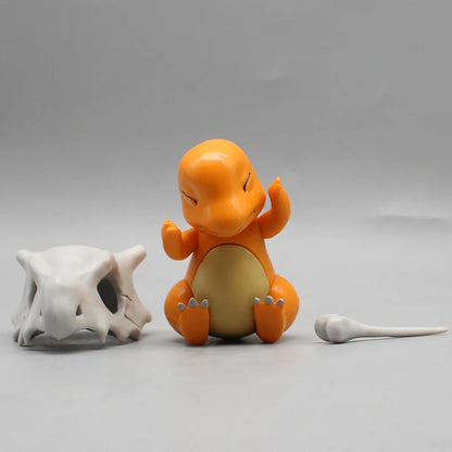 Pokemon 8 CM Pocket Monsters charmander Cubone Cute version Anime Action Figure Toys