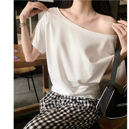 Gothic Harajuku Vintage Punk Emo Girls Long Sleeve Tee Sexy Slim Chic Printing Crop Tops Grunge Y2K Aesthetic Women's Streetw
