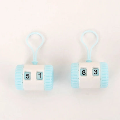 Manual Handheld Knitting Stitch Counter with Plastic Needles for Crochet Yarn Craft & Sewing Tools